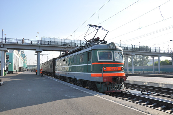 Our train at Omsk