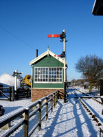 Former Muston signal box now at Murton 2006