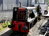 Hunslet diesel at Pendre works 2012