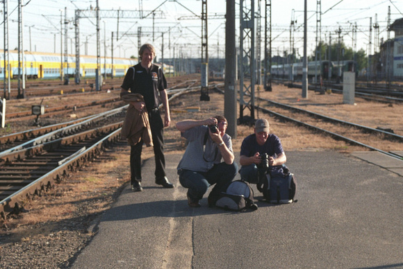 Train spotters. Poznan